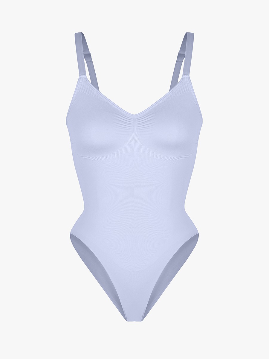 Seamless Chest Support Waist Control Shapewear Bodysuit for Women