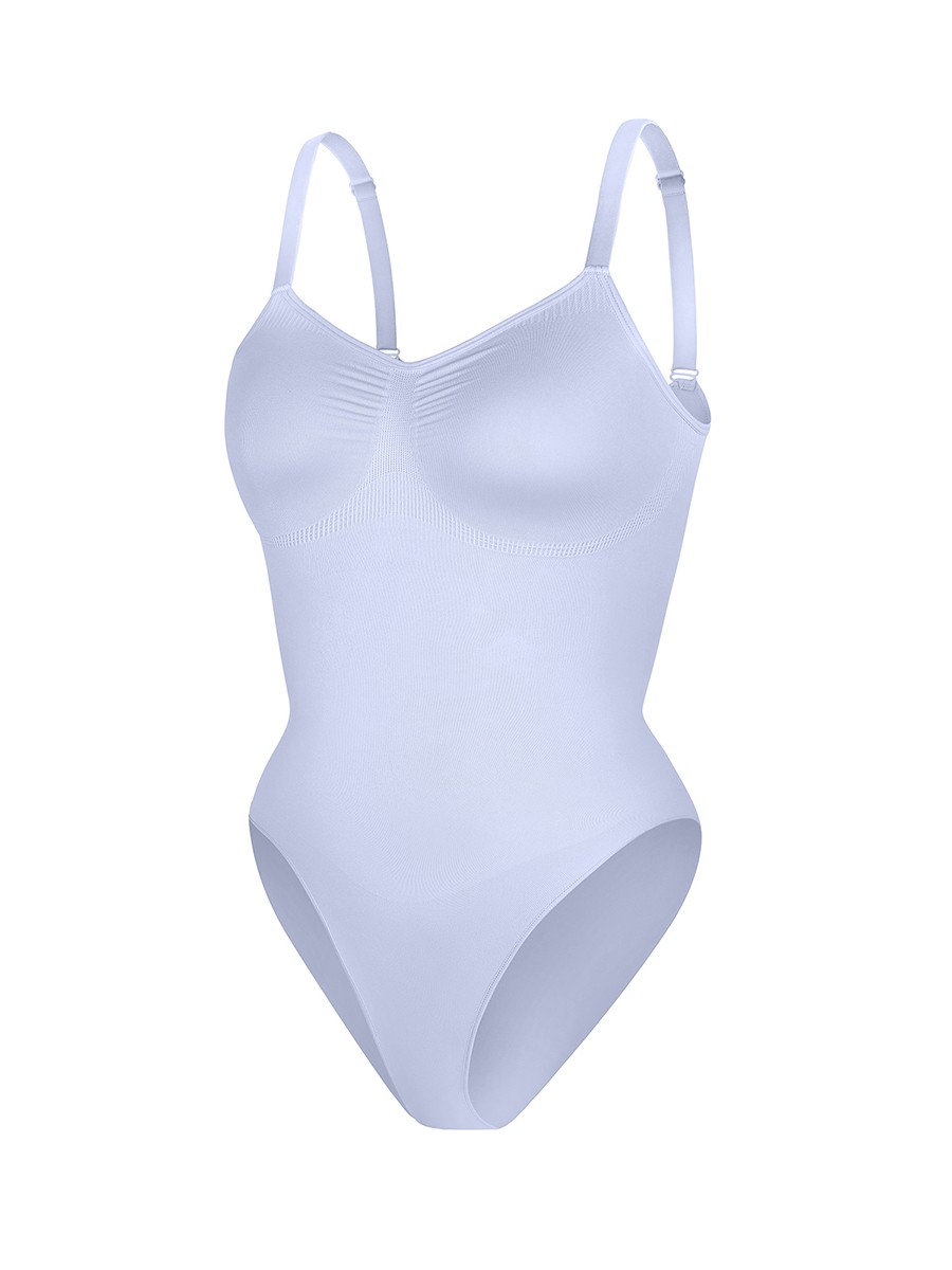 Seamless Chest Support Waist Control Shapewear Bodysuit for Women