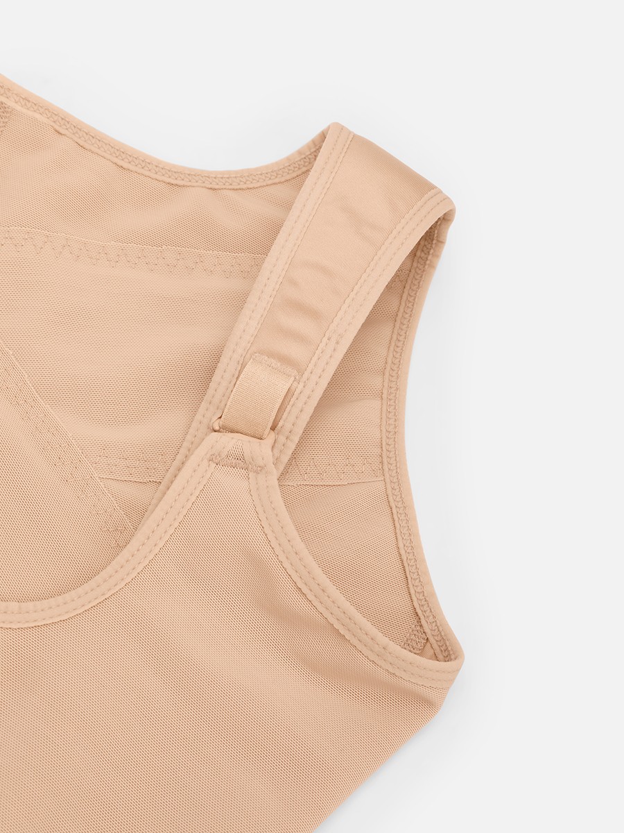 Women Post-operative U-shaped Bust Support Hard Mesh Butt Lift Body Shaper