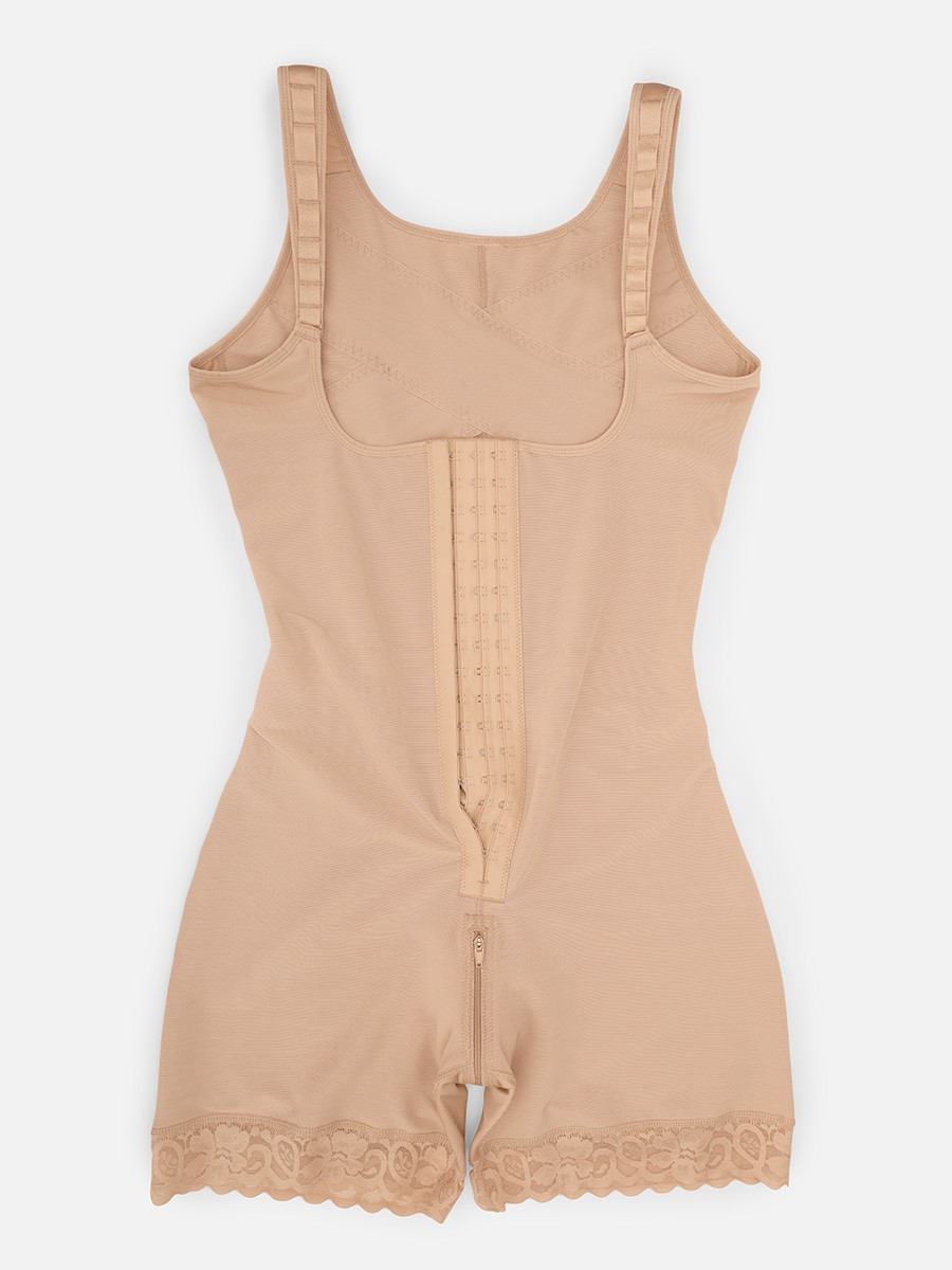 Women Post-operative U-shaped Bust Support Hard Mesh Butt Lift Body Shaper