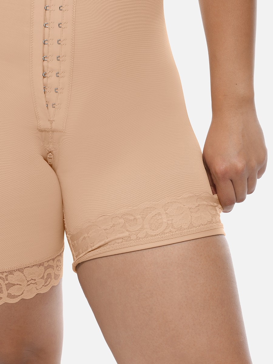 Women Post-operative U-shaped Bust Support Hard Mesh Butt Lift Body Shaper