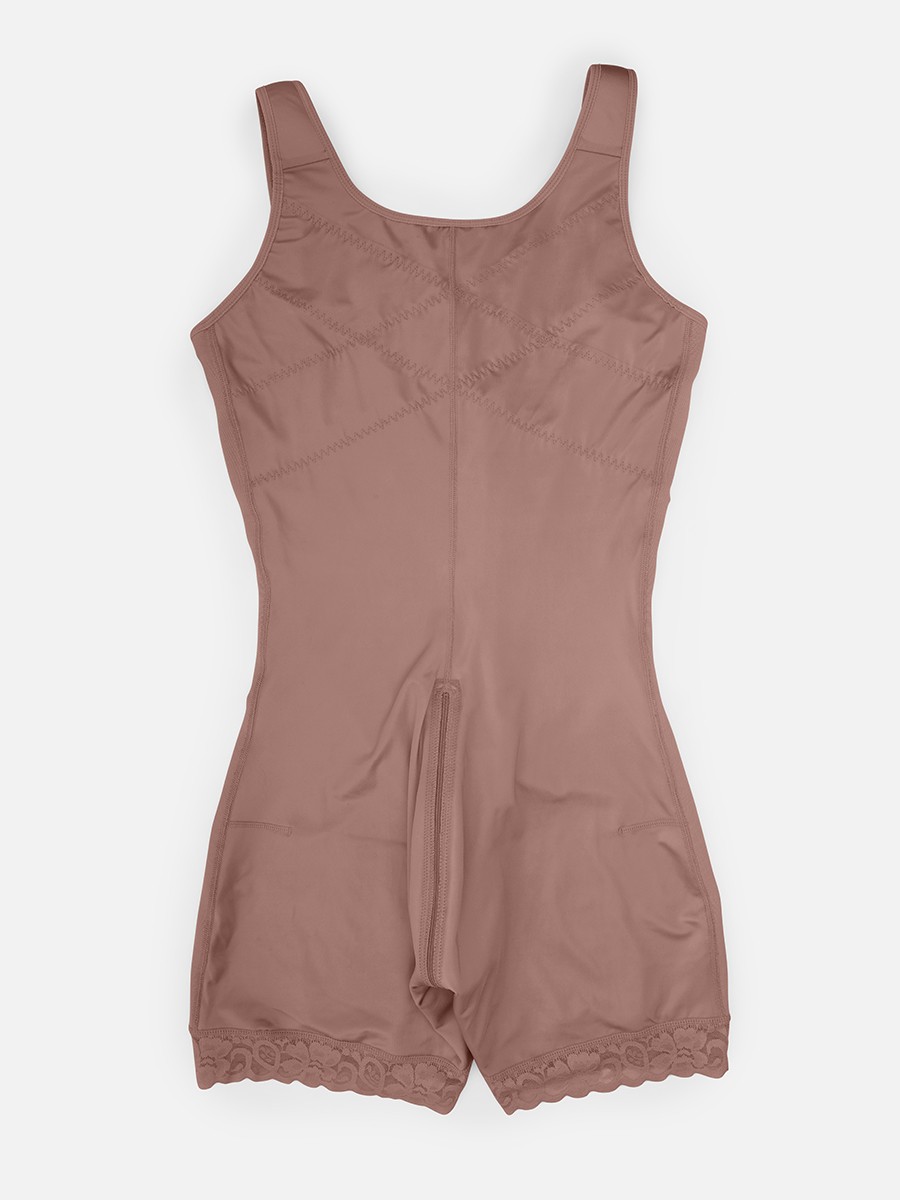 Post-operative U-shaped Bust Support Hard Mesh Butt Lift Body Shaper for Women