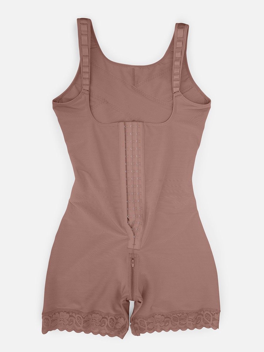 Post-operative U-shaped Bust Support Hard Mesh Butt Lift Body Shaper for Women