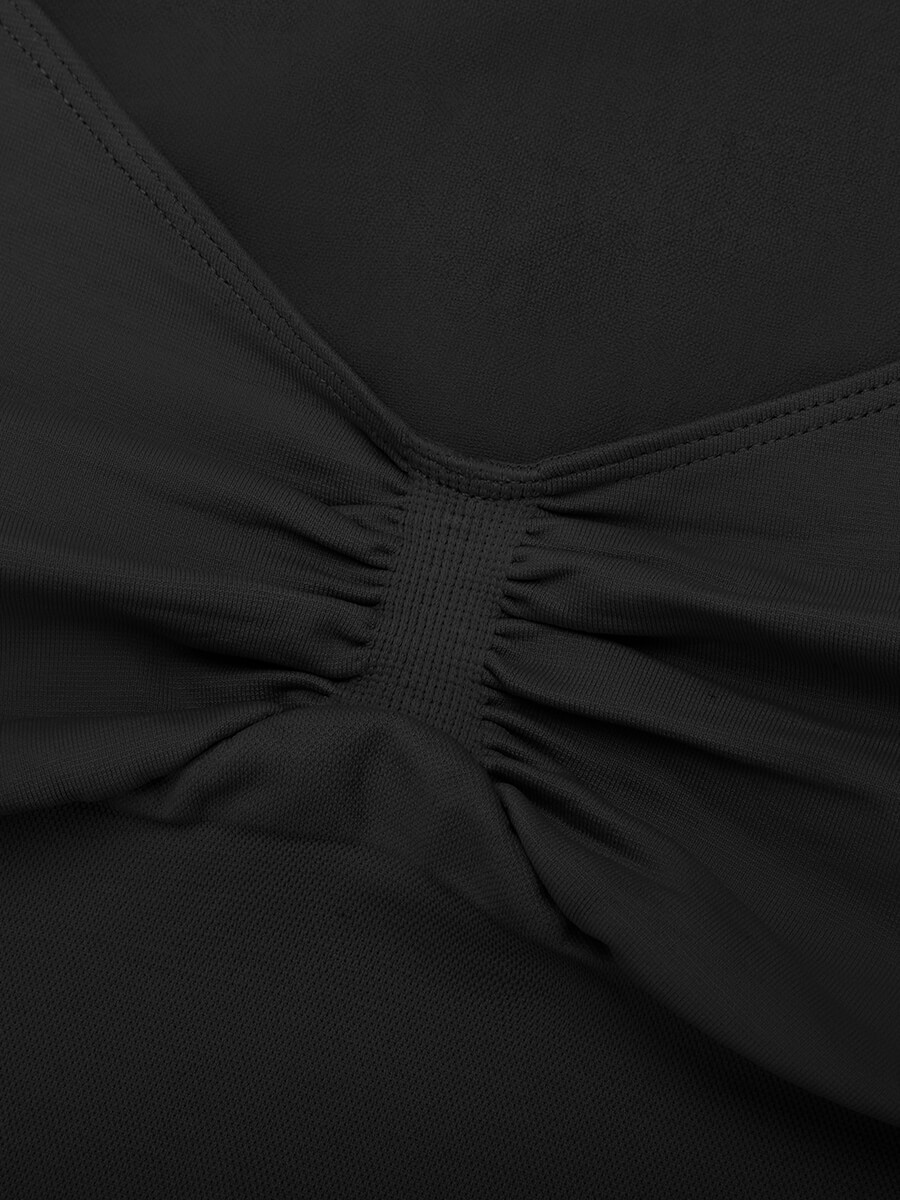 Seamless Diamond Neck Bust Support Waist and Tummy Control Bodysuit