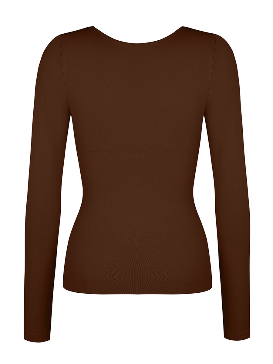 Seamless Diamond Neck Waist and Tummy Control Shaping Bodysuit