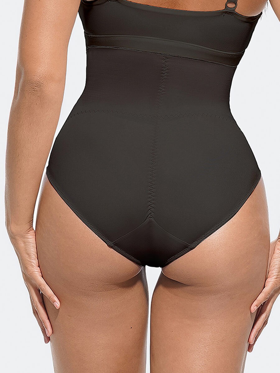 Women High Elastic Waist and Abdomen Antibacterial Buttocks Panties