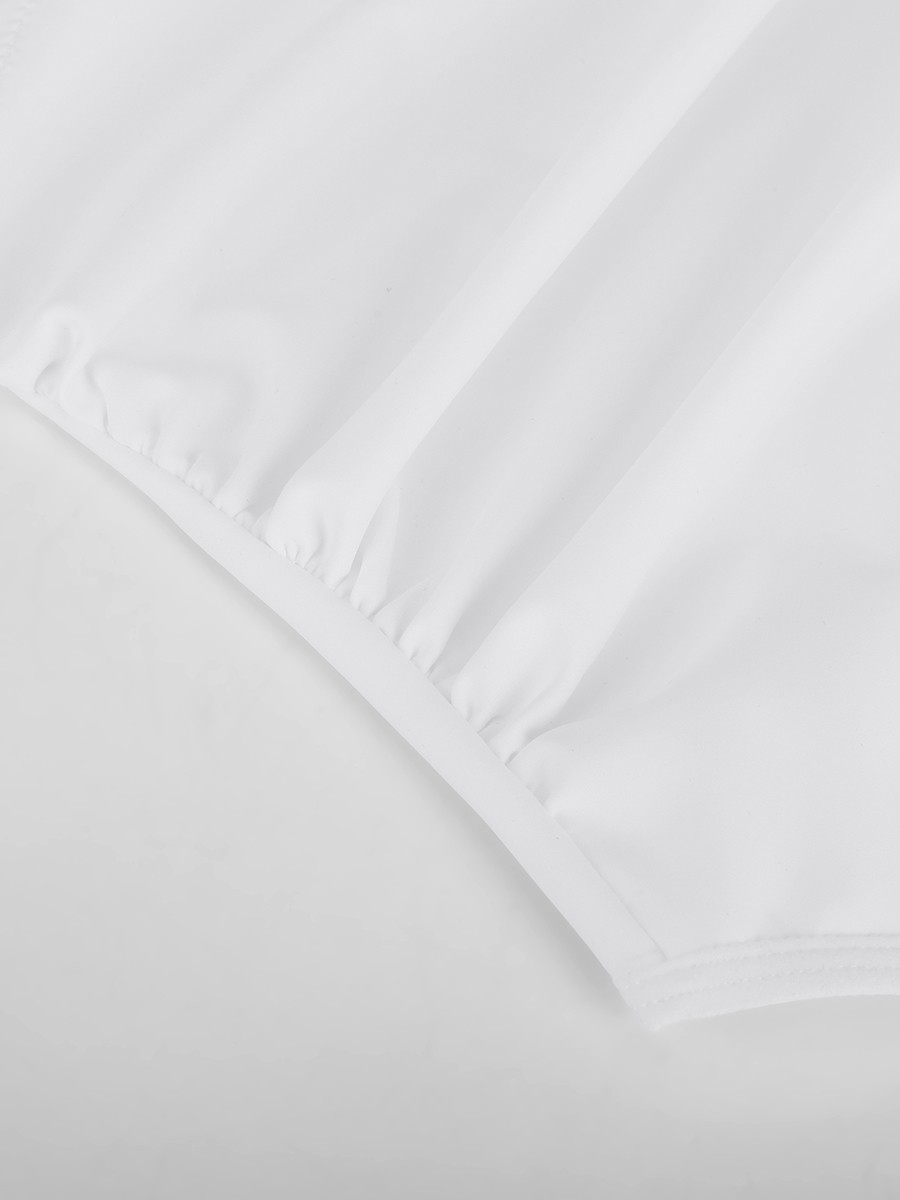 V-neck Waist and Tummy Control Antibacterial Crotch Bodysuit