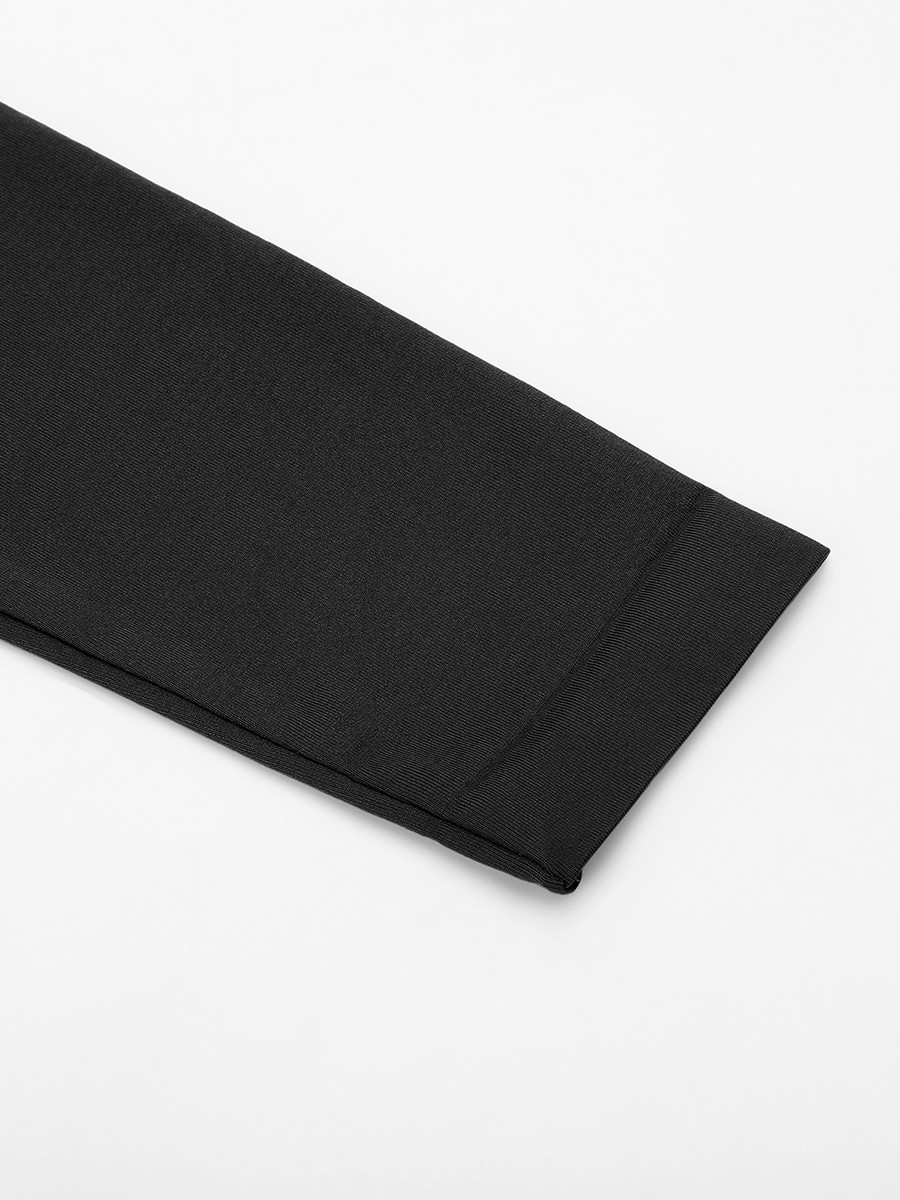 Seamless Round Neck Sculpting Waist and Snap Crotch Bodysuit