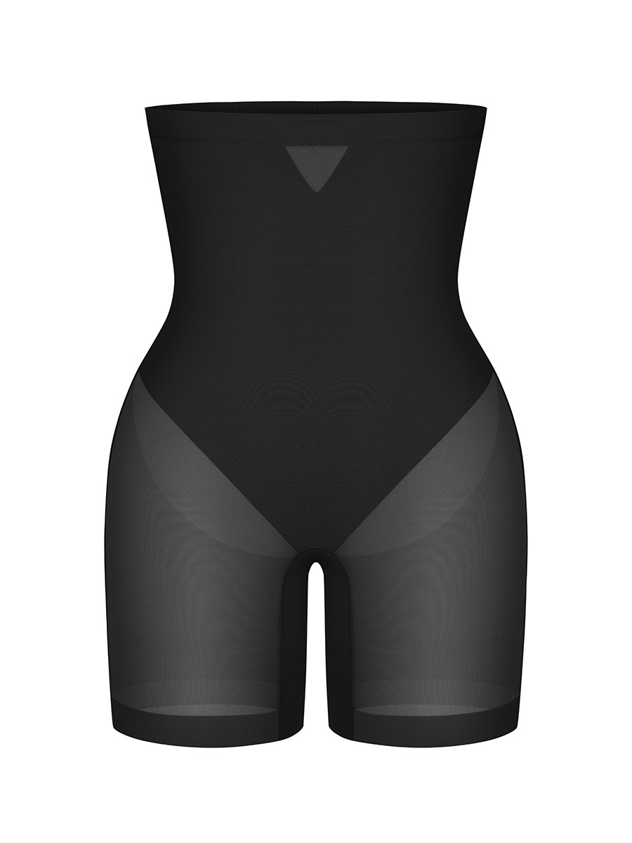 High-Waisted Butt Lift & Slimming Mid-Thigh Shaper Shorts