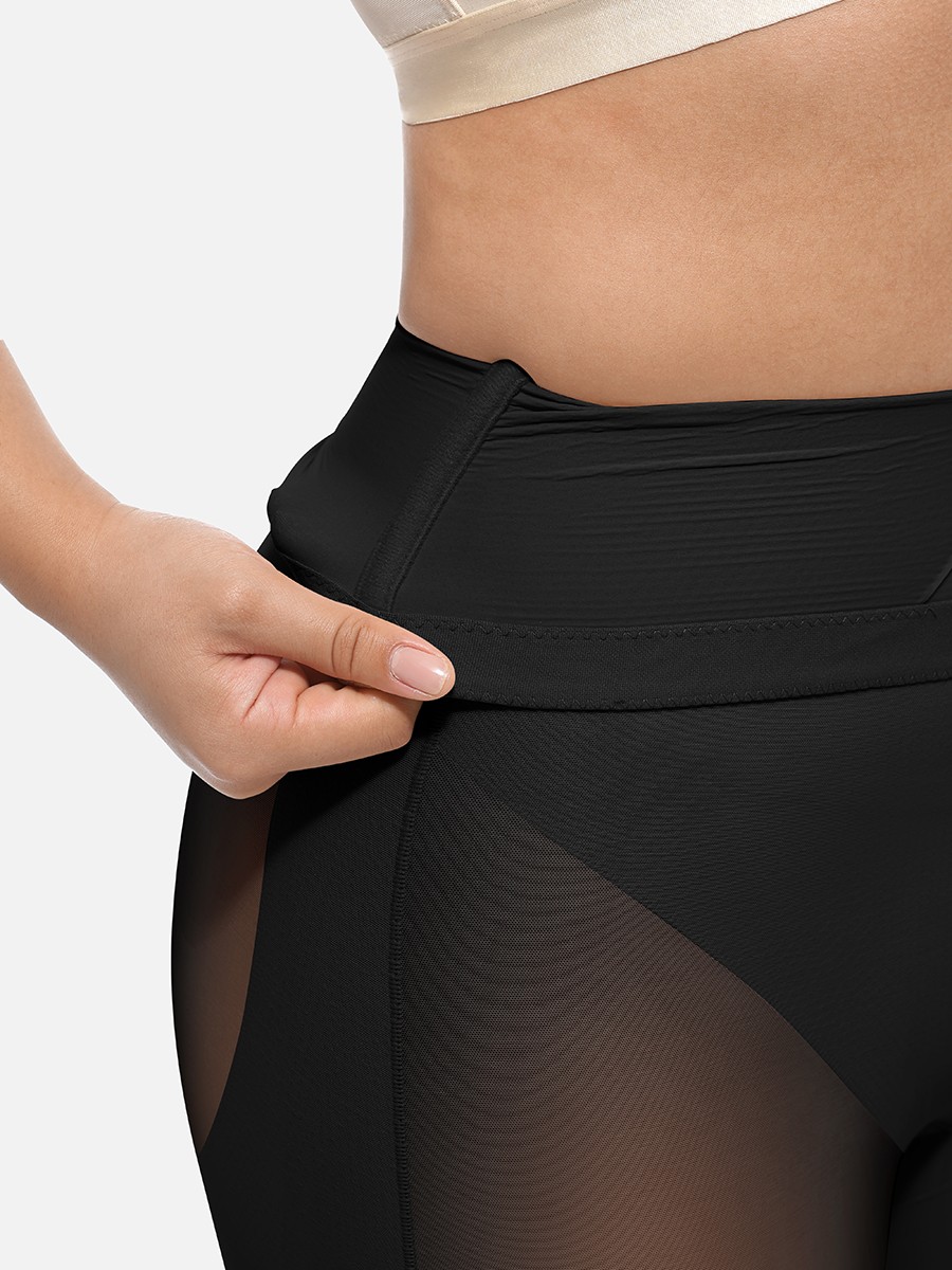 High-Waisted Butt Lift & Slimming Mid-Thigh Shaper Shorts