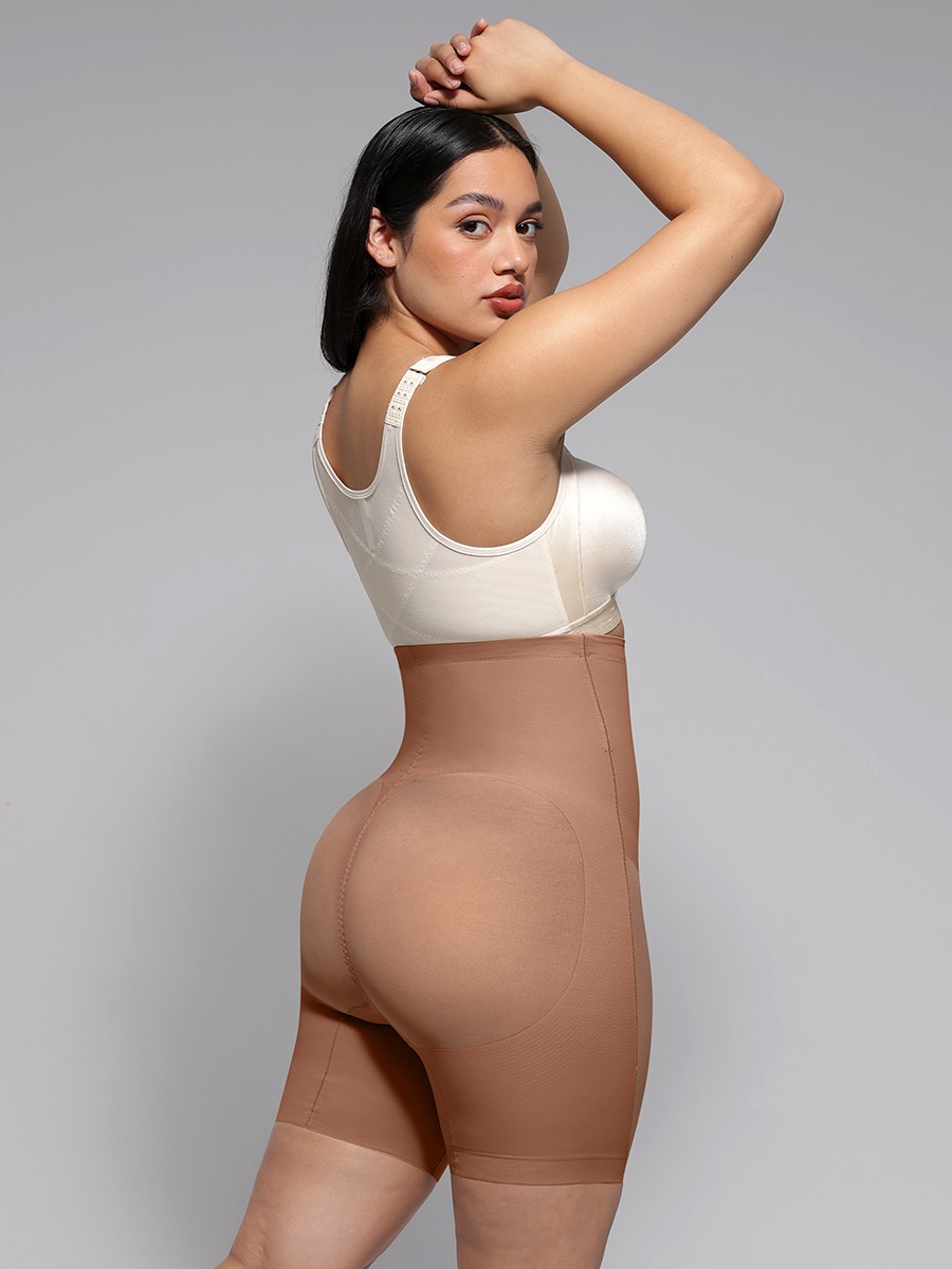High-Waisted Breathable Butt Lift & Slimming Mid-Thigh Shaper Shorts