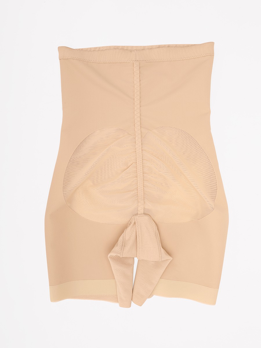 Seamless Adhesive High-Waisted Butt Lift & Slimming Mid-Thigh Shaper Shorts