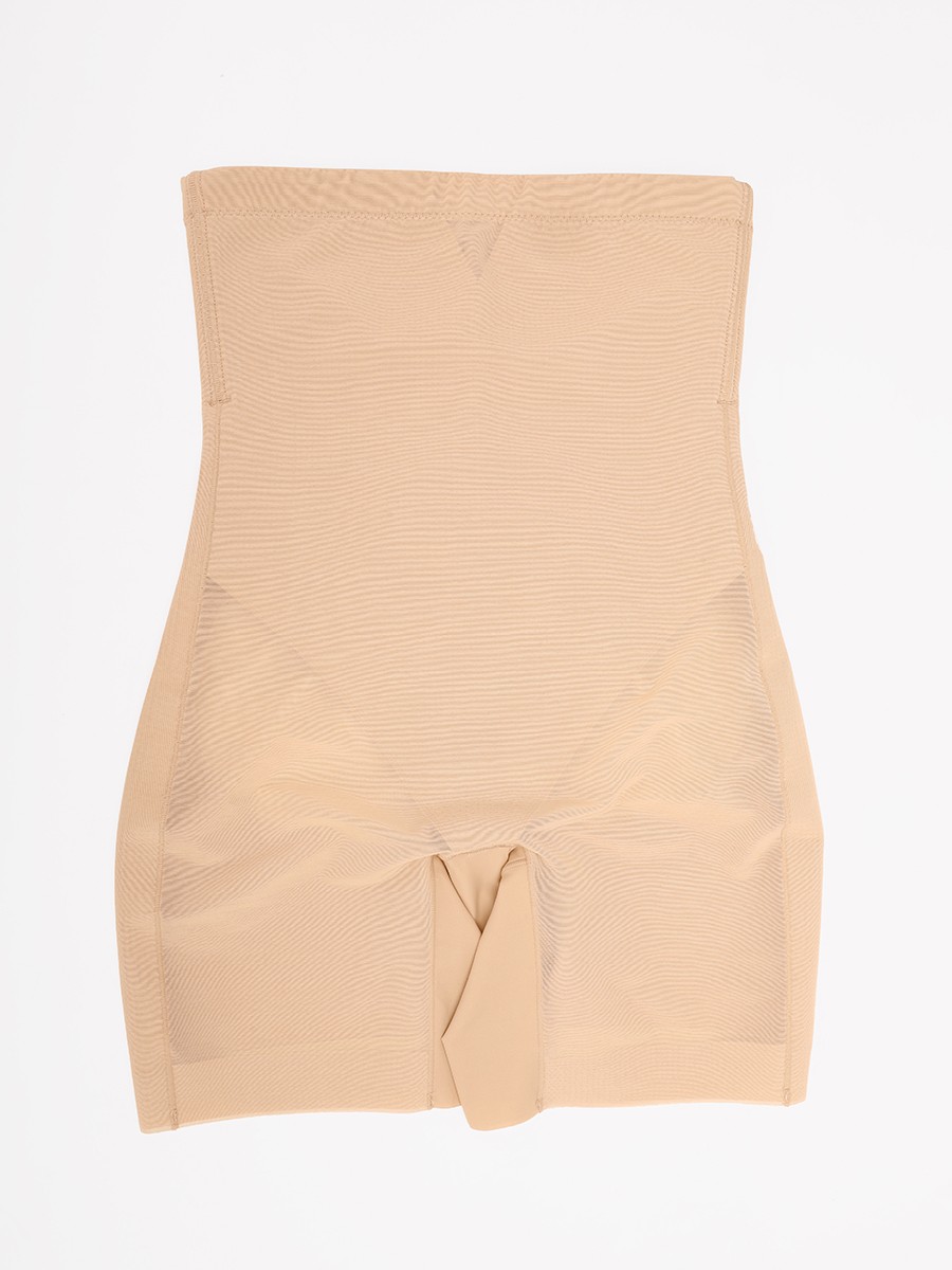 Seamless Adhesive High-Waisted Butt Lift & Slimming Mid-Thigh Shaper Shorts