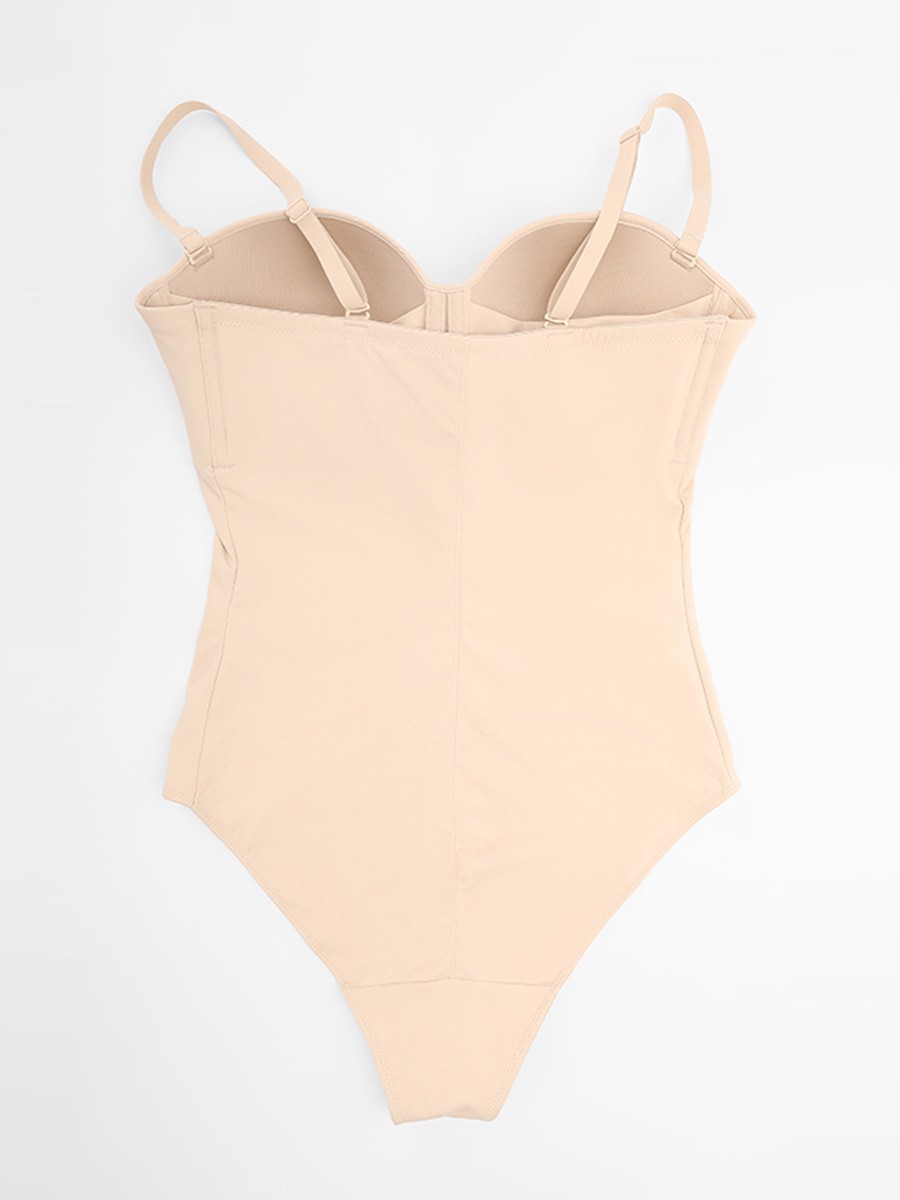 Seamless Underwire Half Cup Shapewear Bodysuit