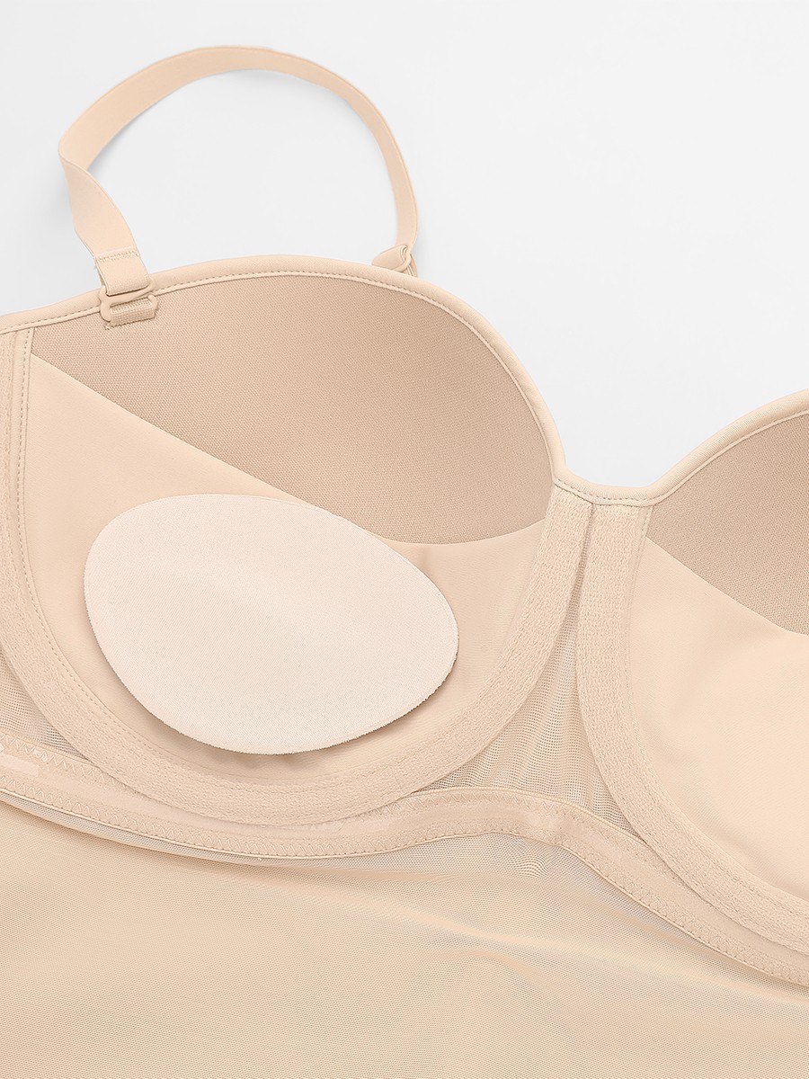 Seamless Underwire Half Cup Shapewear Bodysuit