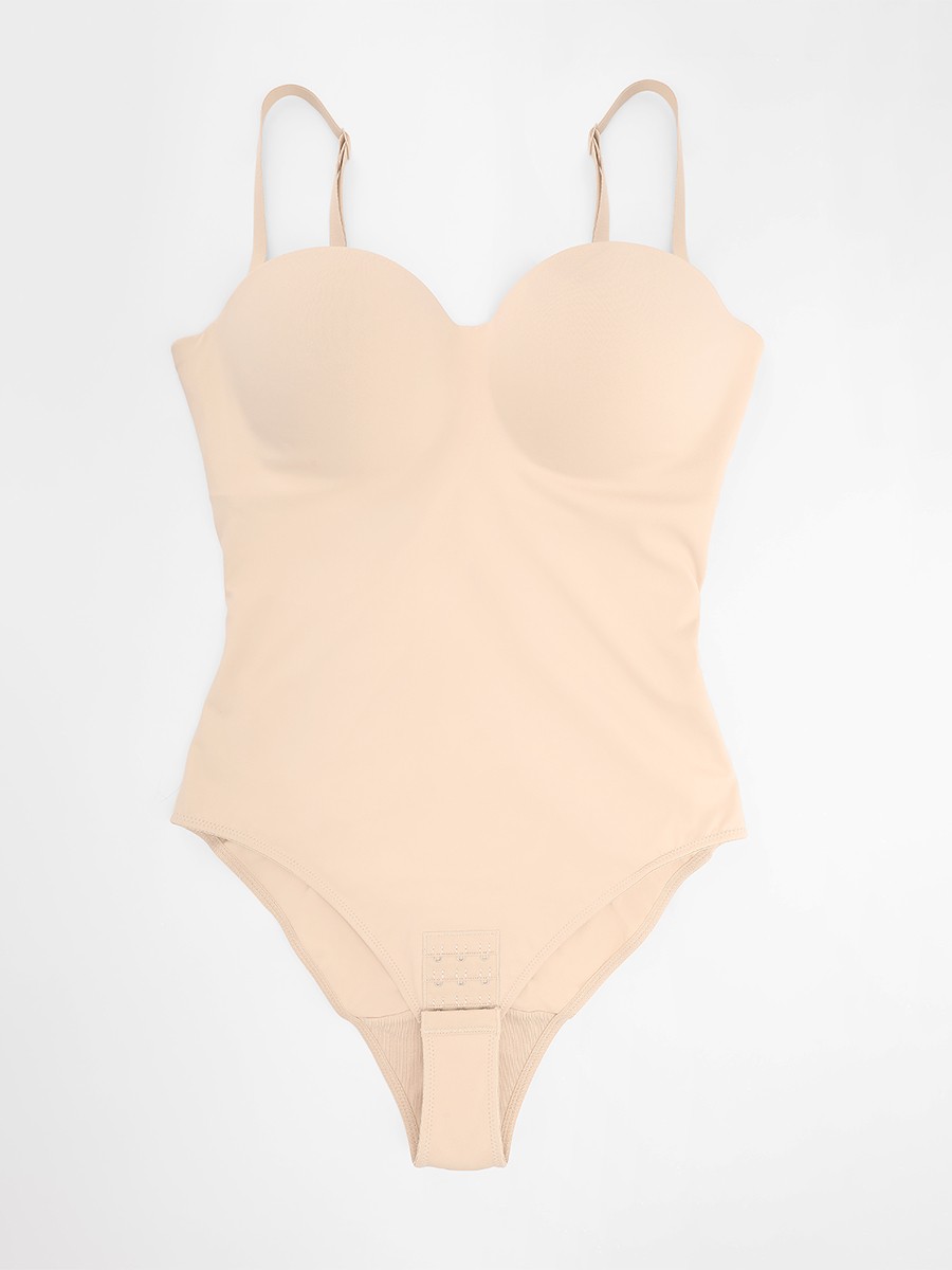 Seamless Underwire Half Cup Shapewear Bodysuit