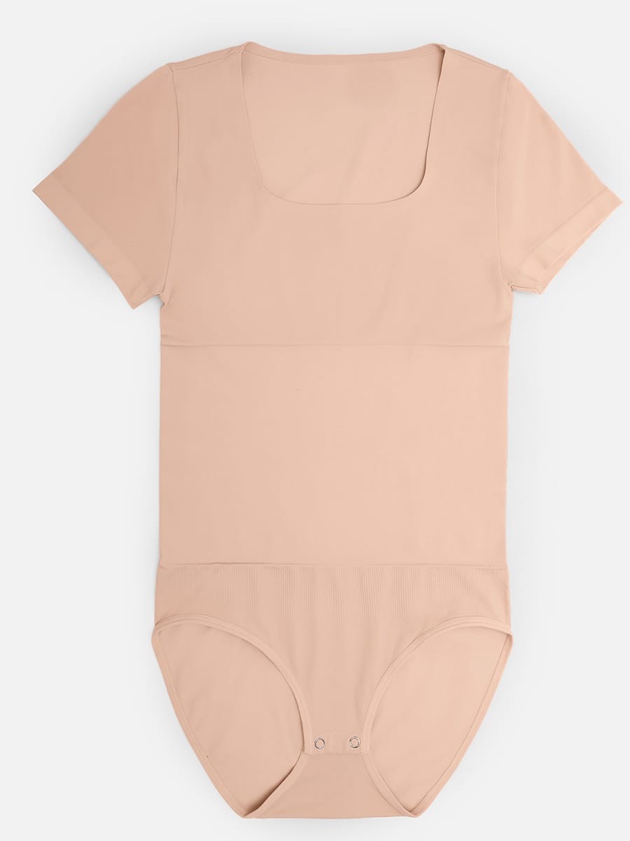 Seamless Shapewear Bodysuit Buttery Soft Tummy Control