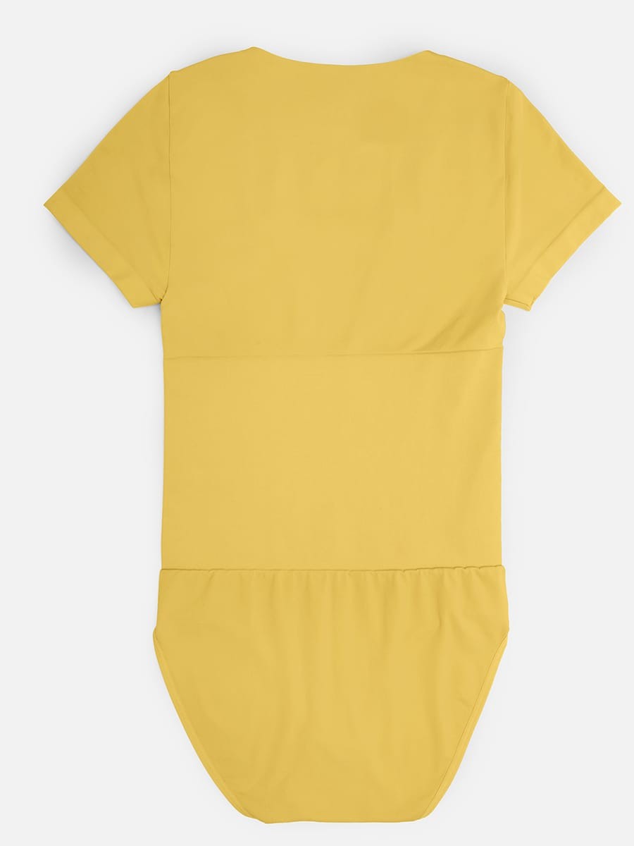 Seamless Scoop Neck Tummy Control Shapewear Bodysuit Buttery Soft