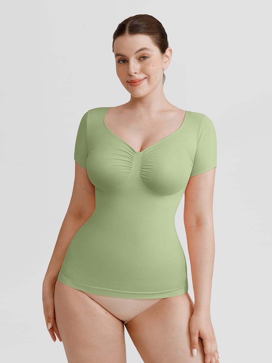 Women Seamless Bust Support Tummy Control Shaping Cami