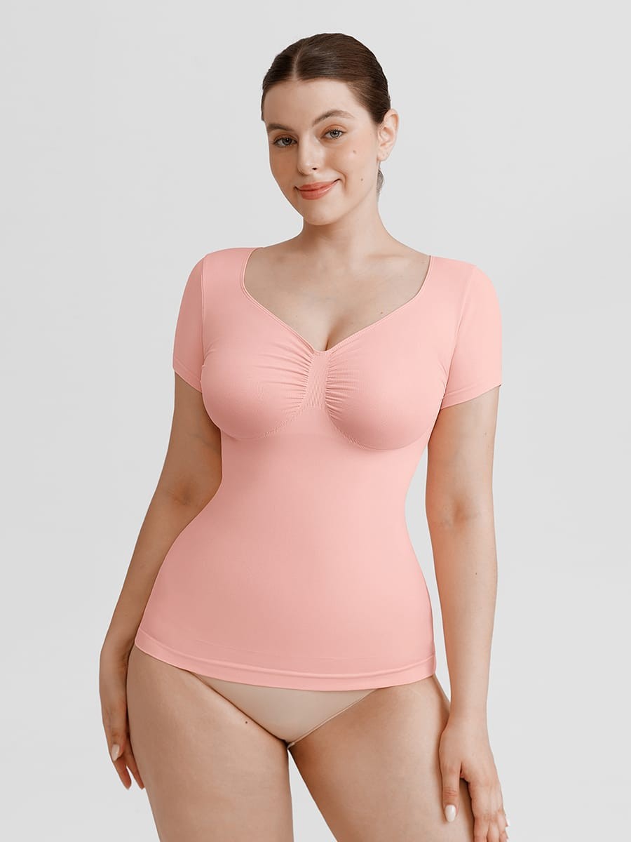 Women Seamless Bust Support Tummy Control Shaping Top