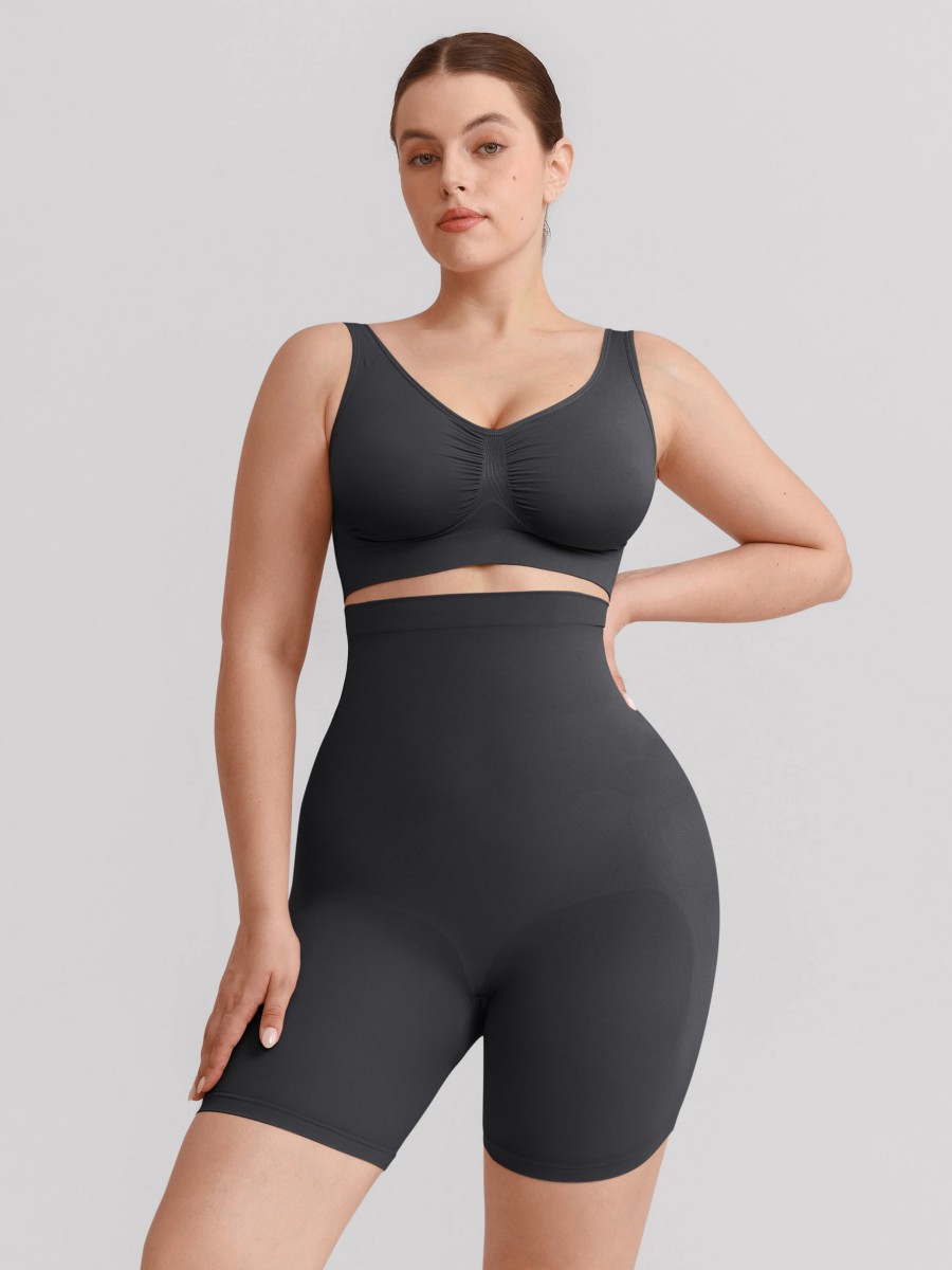 High Waist Seamless Tummy Control and Butt Lifting Boyshort Shapewear