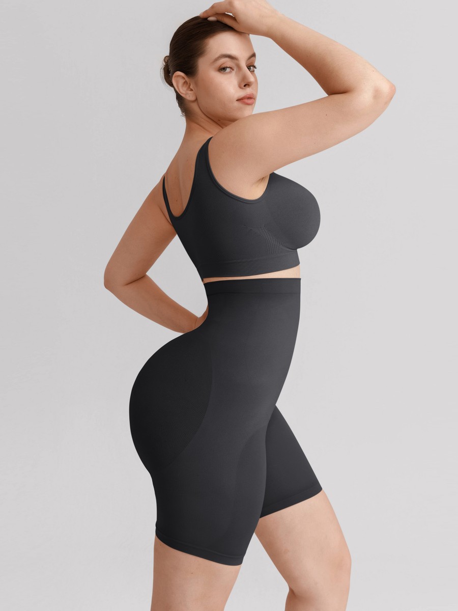 High Waist Seamless Tummy Control and Butt Lifting Boyshort Shapewear