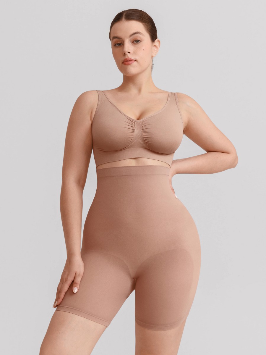 Seamless Tummy Control and Butt Lifting Boyshort Shapewear