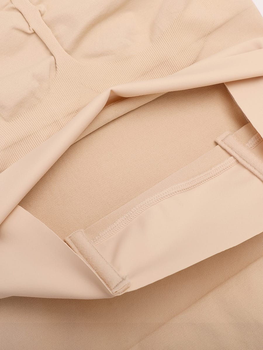 Seamless Open-Back Butt-Lifting Shapewear Bodysuit with Tummy Control & Wide Comfort Straps