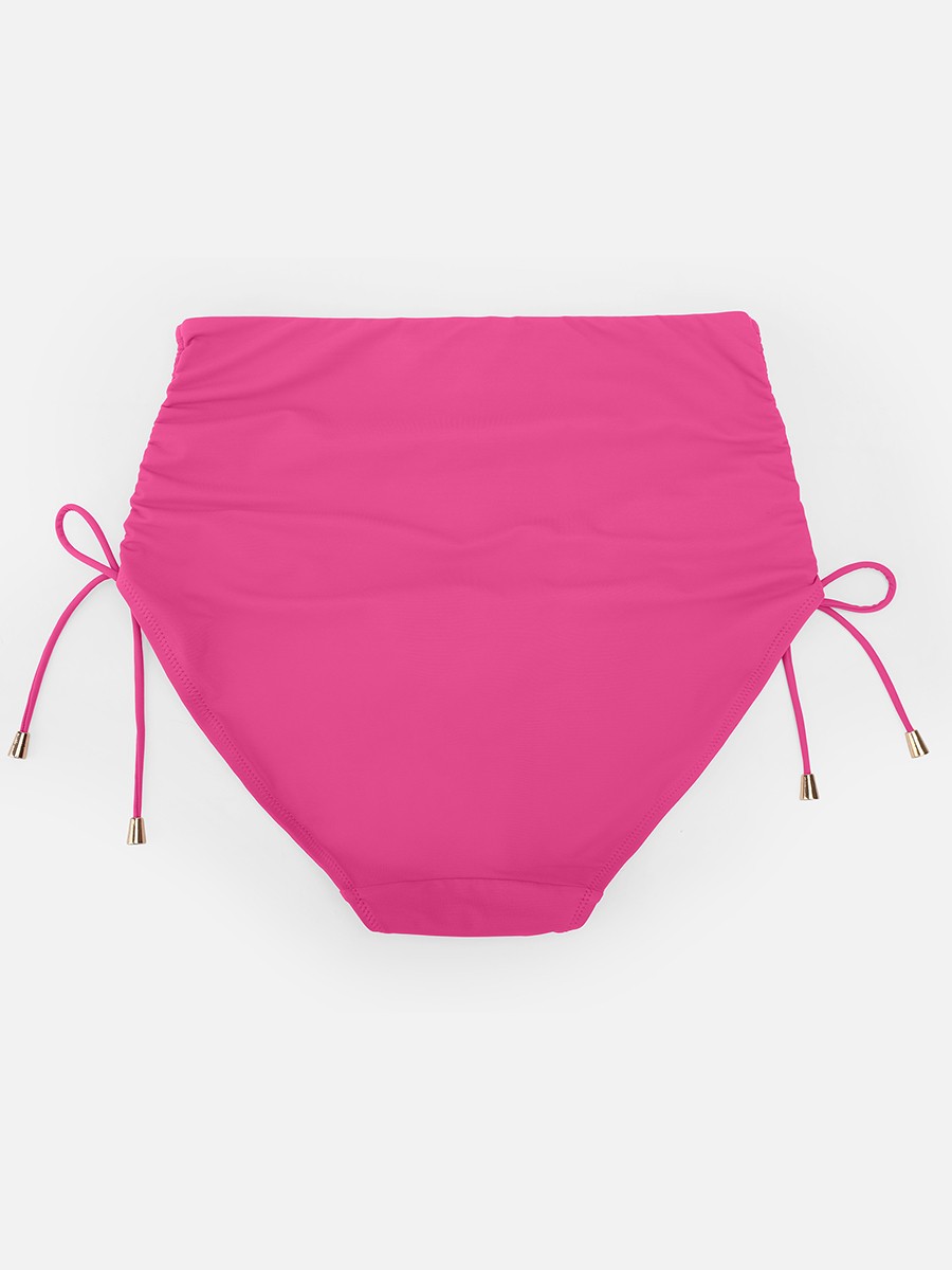 Tummy Control Mesh Lining Swimsuit Set Removable Pads Adjustable Back Straps