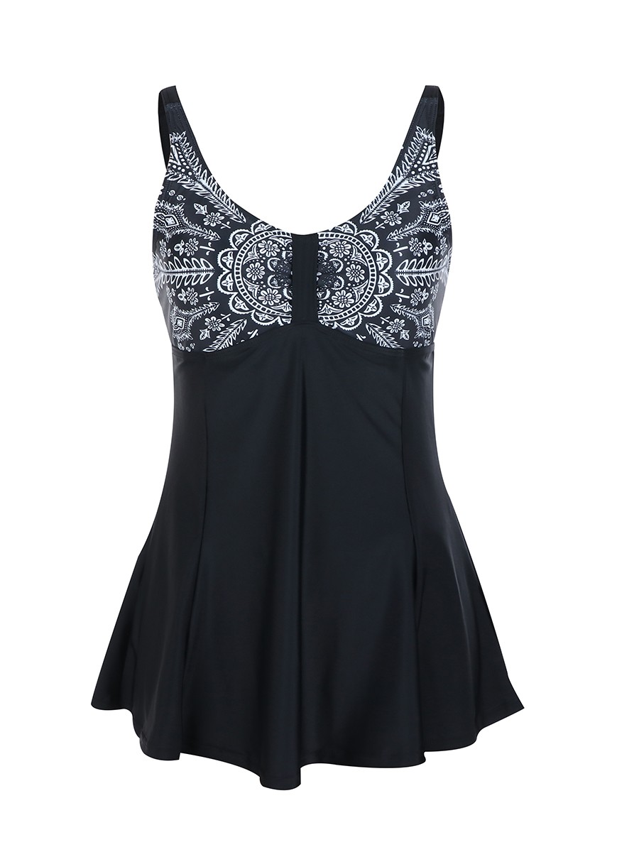 Tailored Sling Two-Piece Swimwear Plus Size Feminine