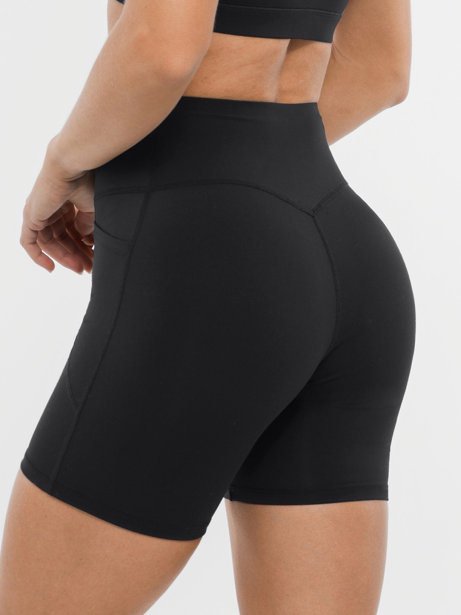 High Waisted Active Biker Shorts Bulk 4 Way Stretch UPF50+ All Day Comfort