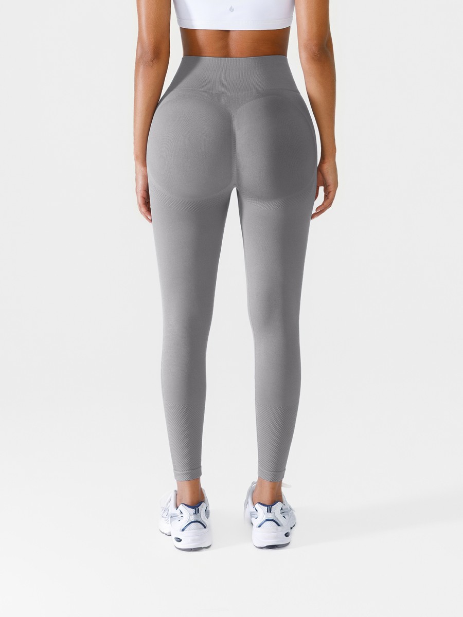 Seamless Butt Scrunch Spandex Leggings With Tummy Control