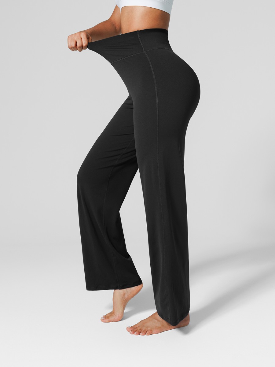 Tummy Control Wide Leg Activewear Leggings women