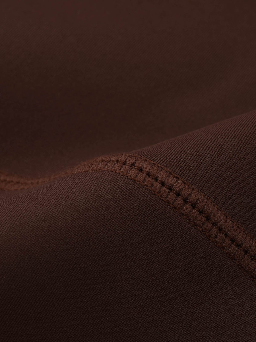 Hot-selling Women High Rise Side Pockets Fleece Lined Breathable Four-Way Stretch Leggings