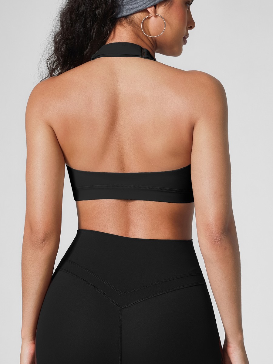 Square Neck Criss Cross Strap Sports Training Bra Top 2026 for women