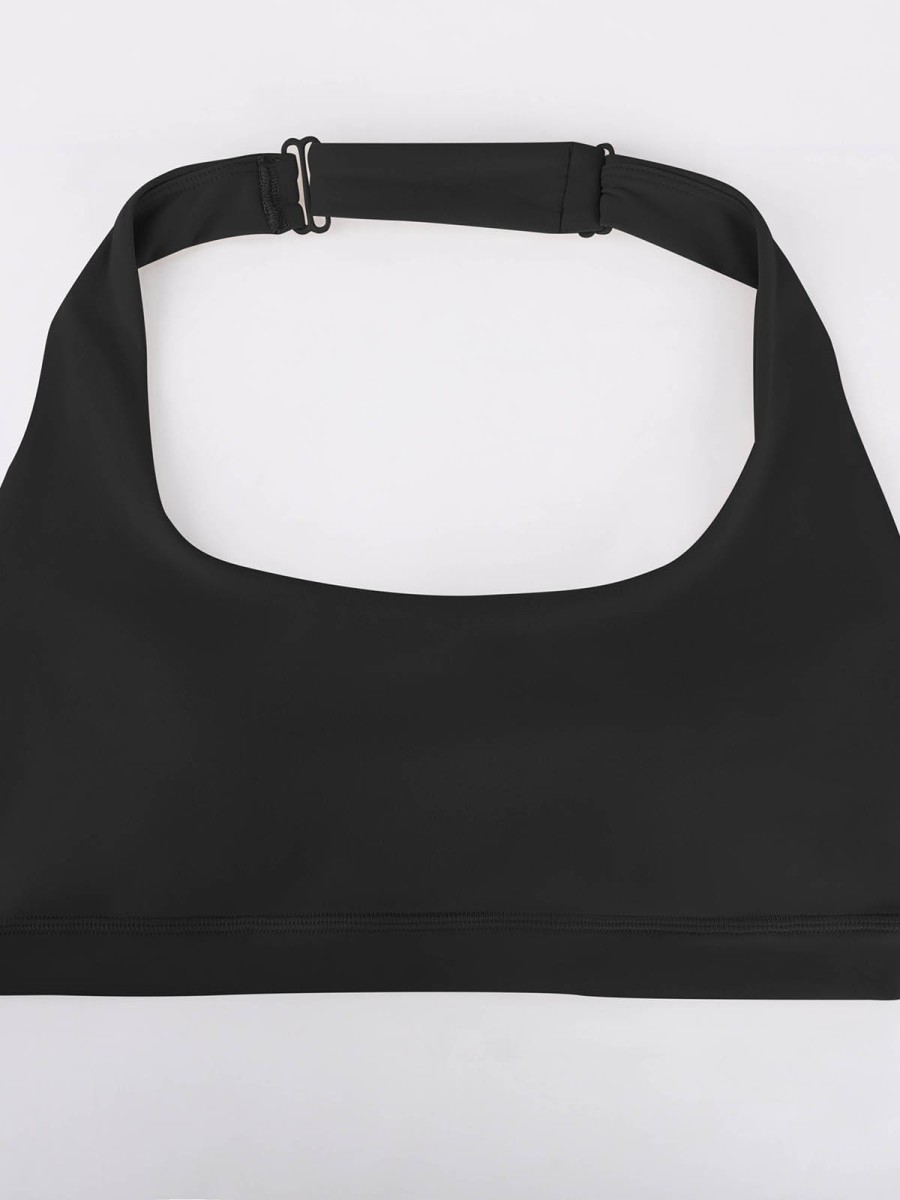 Square Neck Criss Cross Strap Sports Training Bra Top 2026 for women