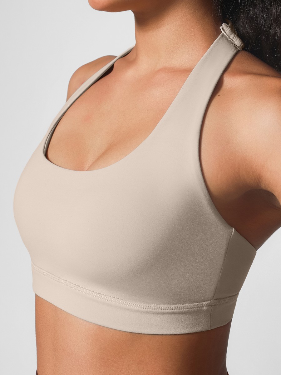 Square Neck Women Criss Cross Strap Sports Training Bra Top 2026