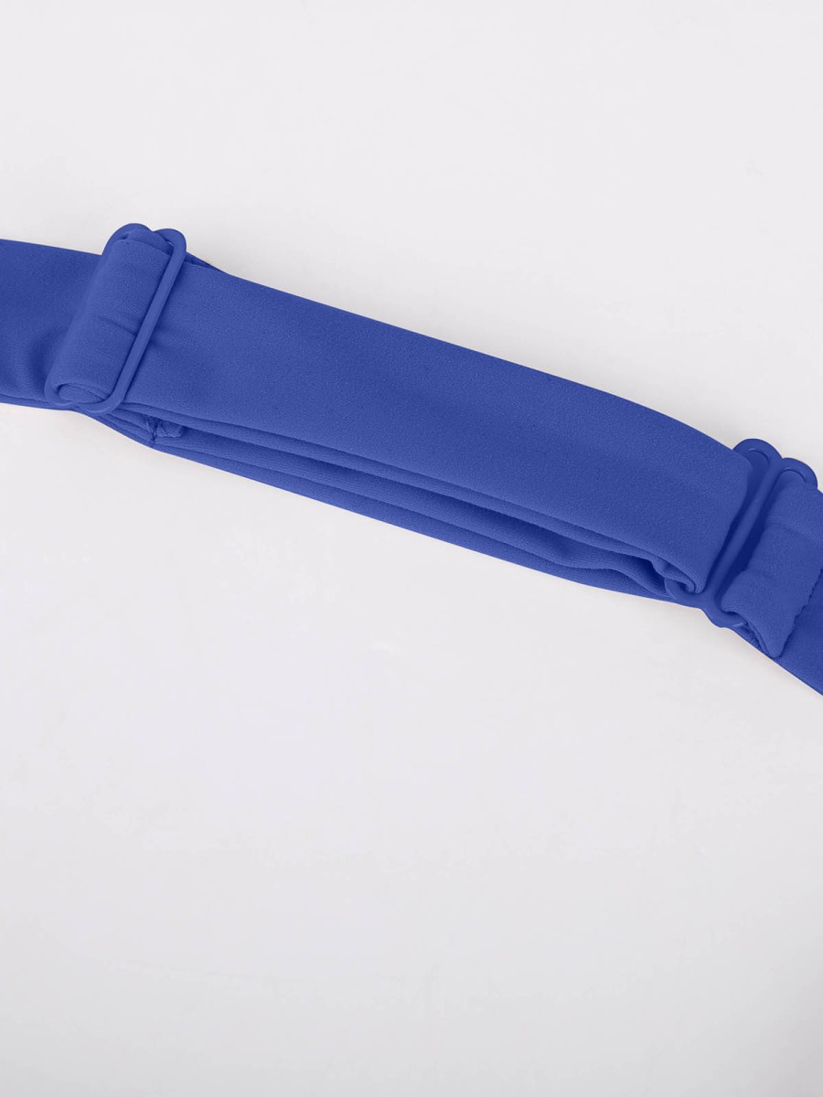 Square Neck Halter Sports Bra 4 Way Stretch Removable Pads