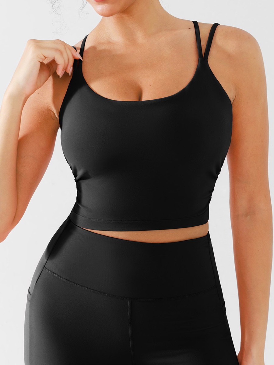 Eco-Friendly Custom logo Breathable Workout Active Sports Bra Yoga Sports Women Fitness Gym Clothes for Women