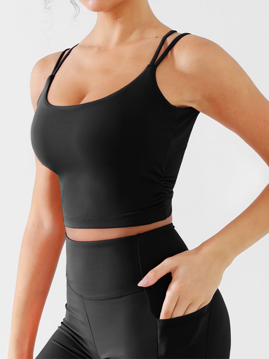 Eco-Friendly Custom logo Breathable Workout Active Sports Bra Yoga Sports Women Fitness Gym Clothes for Women