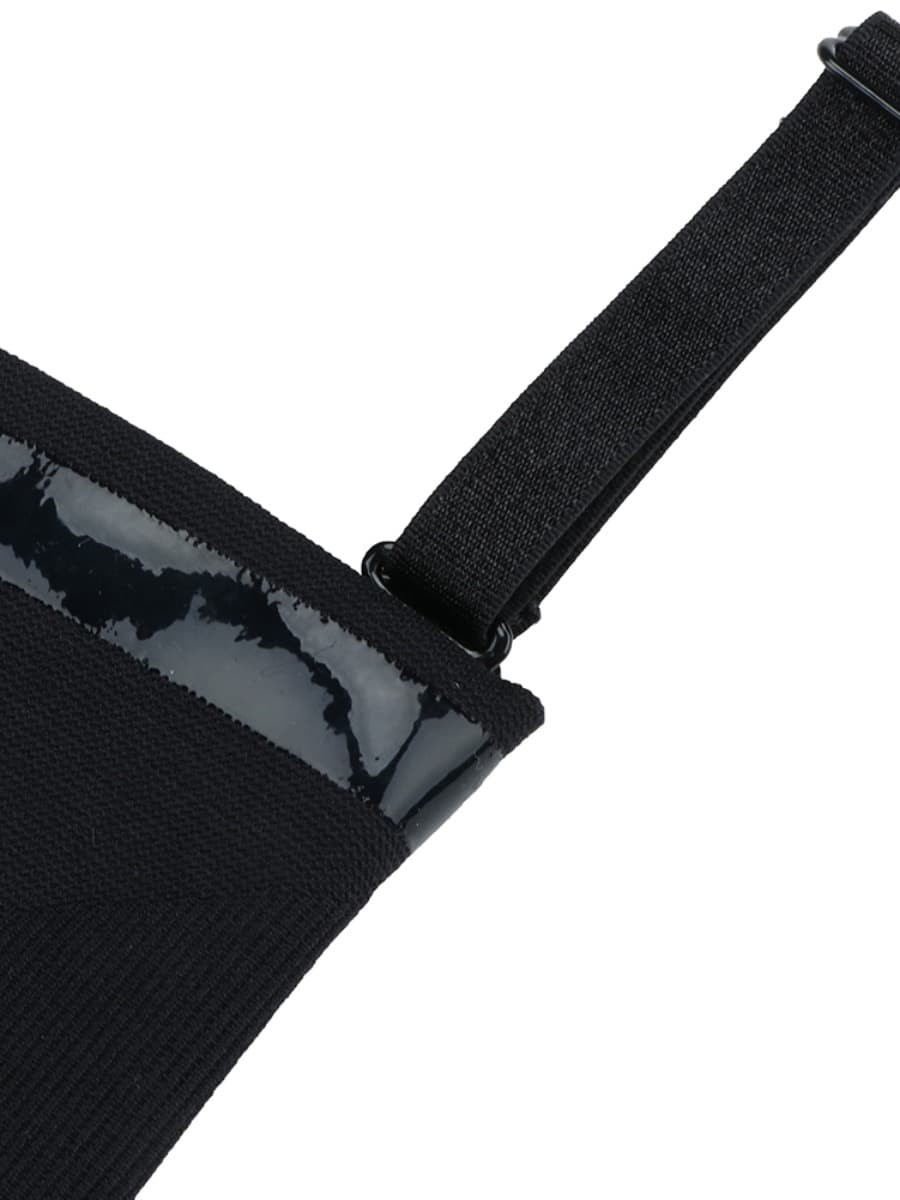 Black Large Size Seamless Buckle Tummy Flattening Underwear