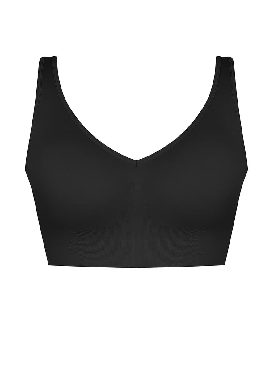 Seamless Breast Support Back Fat Reduction Inner Bra With Removable Cups