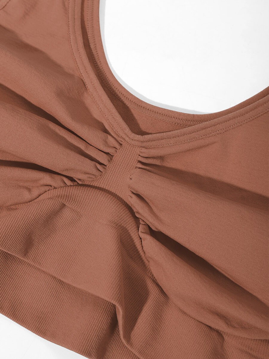 Fashion Seamless Shaping Bust Support Wider Back Bra