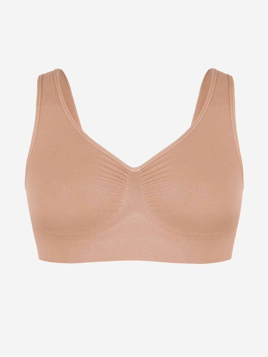 Wholesale Seamless Shaping Bust Support Wider Back Bra