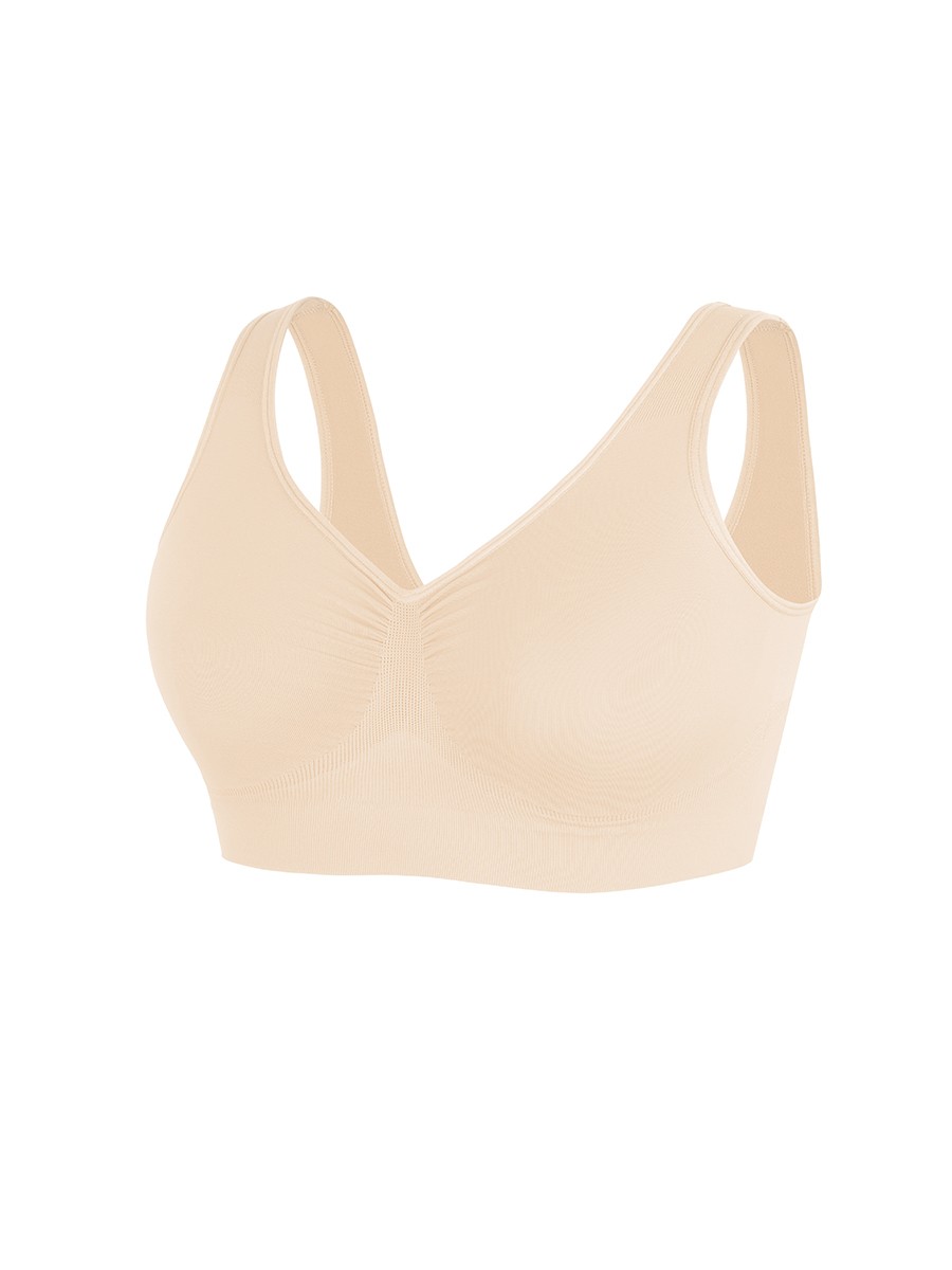 Seamless Shaping Bust Support Wider Back Bra
