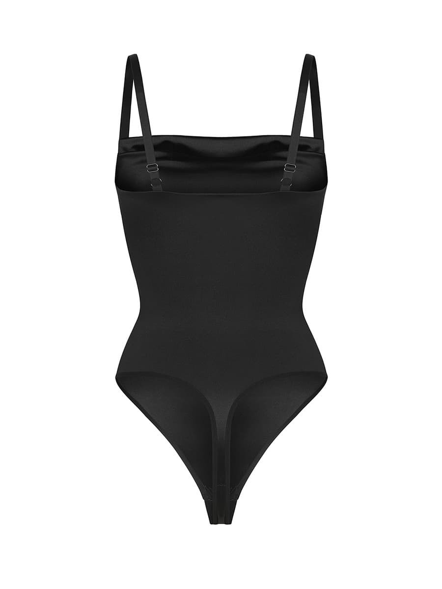 Built-in Corset Bodysuit Pleated Skirt Two-Piece Set with Removable Coasters