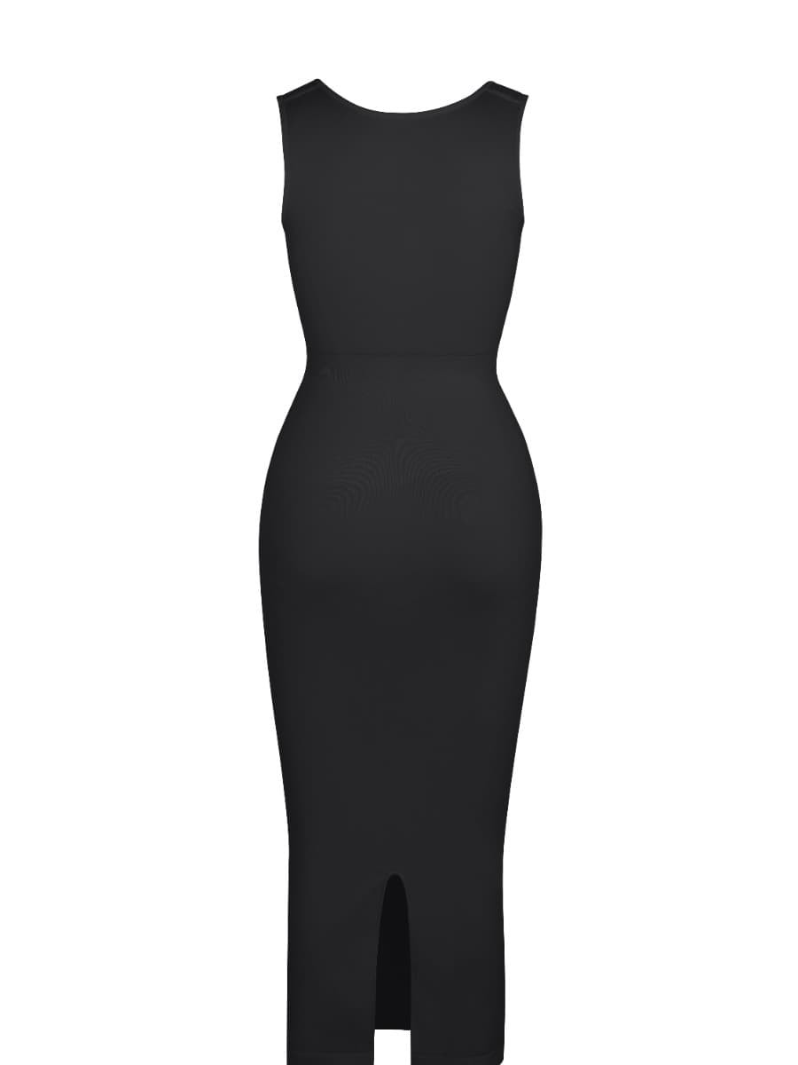 Eco-friendly Seamless 360° Waist Control Spaghetti Strap Suspender Long Skirt