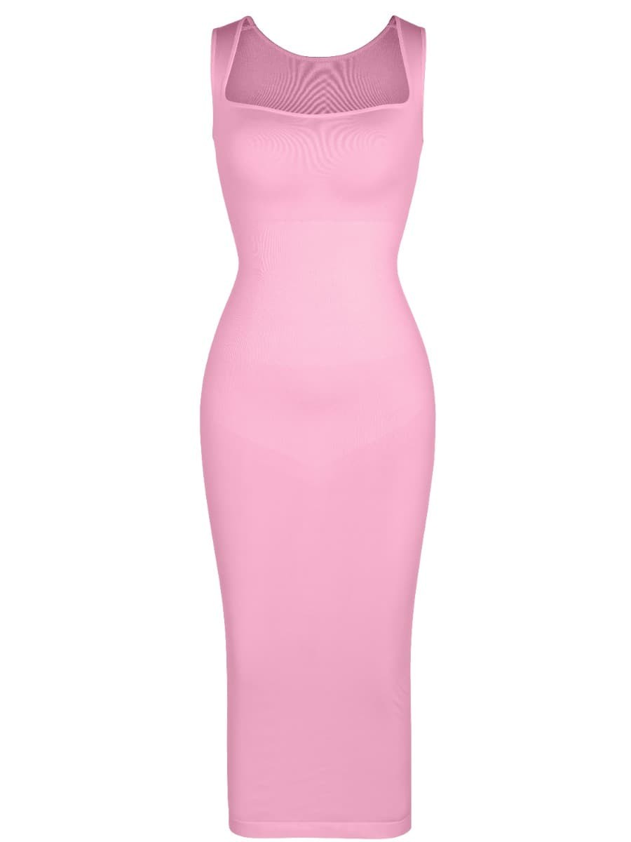 New Eco-friendly Seamless 360° Waist Control Spaghetti Strap Suspender Long Skirt