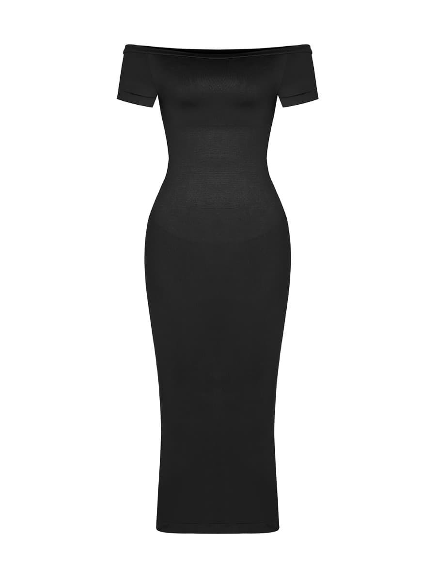 Eco-friendly Seamless Short-sleeved Outerwear Dress