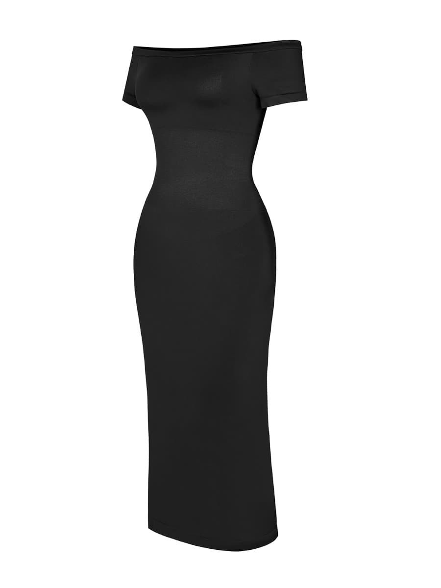 Eco-friendly Seamless Short-sleeved Outerwear Dress